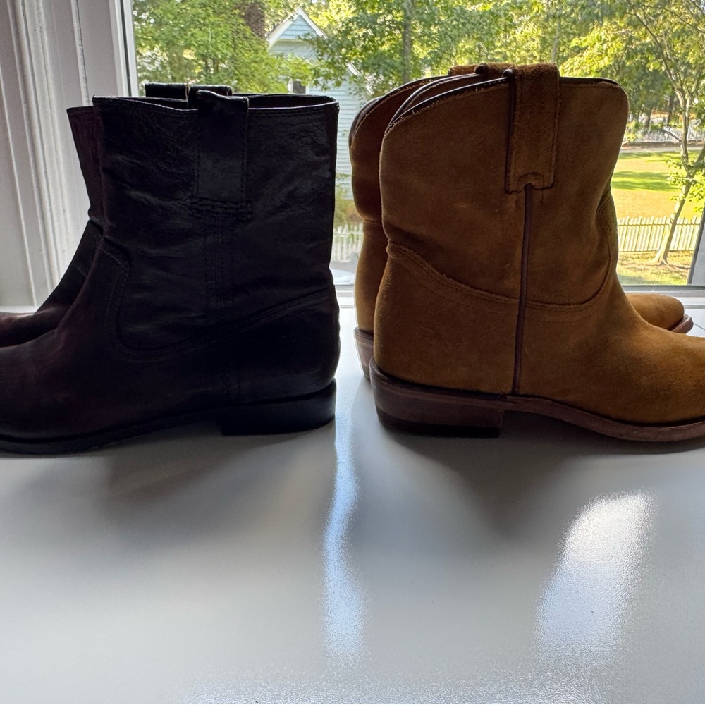 Frye Dark Brown Leather Boots